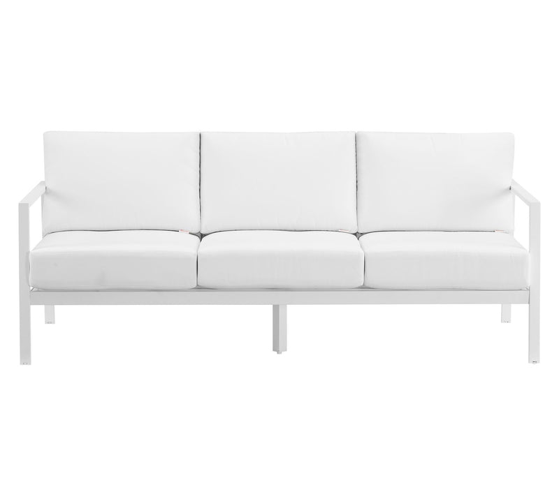 Linon Home Holland Aluminum 3 Seater Sofa — View 3