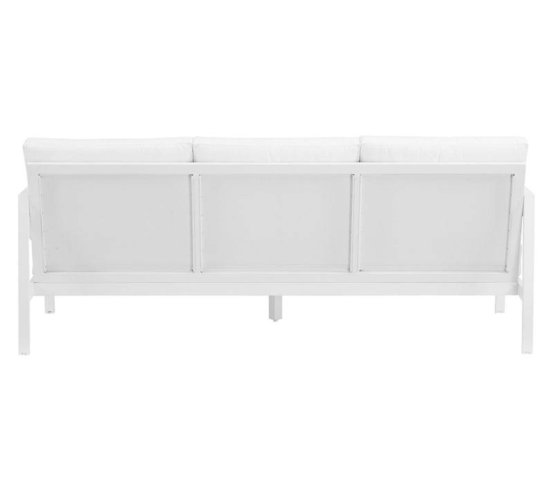 Linon Home Holland Aluminum 3 Seater Sofa — View 5