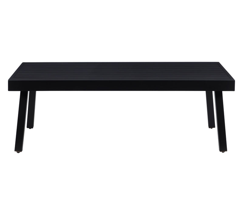 Linon Home Holland Aluminum Coffee Table — View 3
