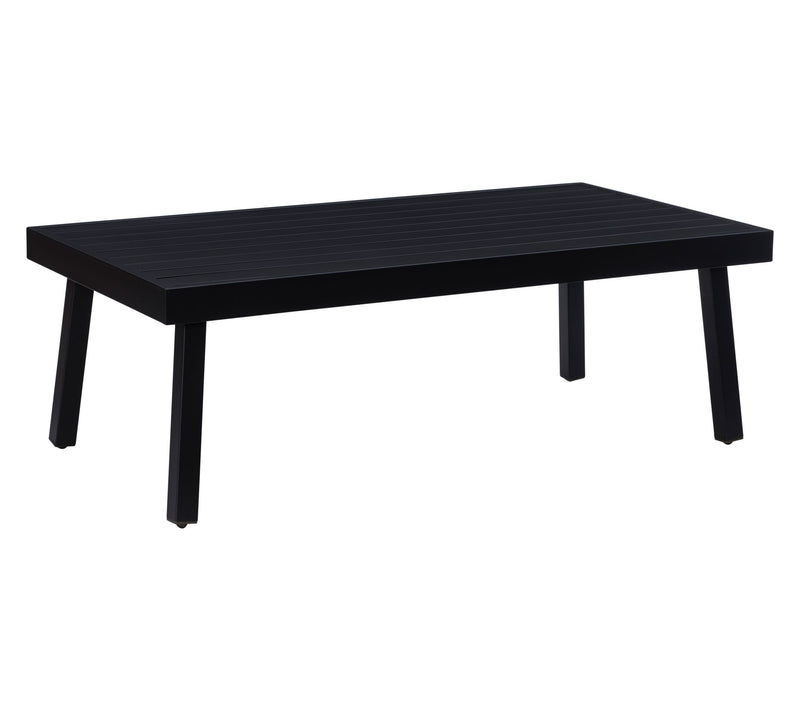 Linon Home Holland Aluminum Coffee Table — View 2