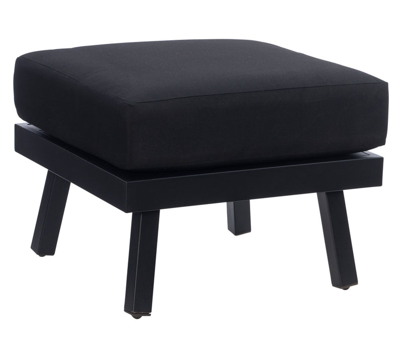 Linon Home Holland Aluminum Ottoman — View 2