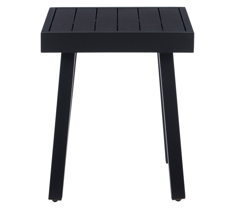Linon Home Holland Aluminum Side Table — View 4