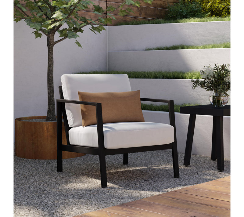 Linon Home Holland Aluminum Single Chair — View 11