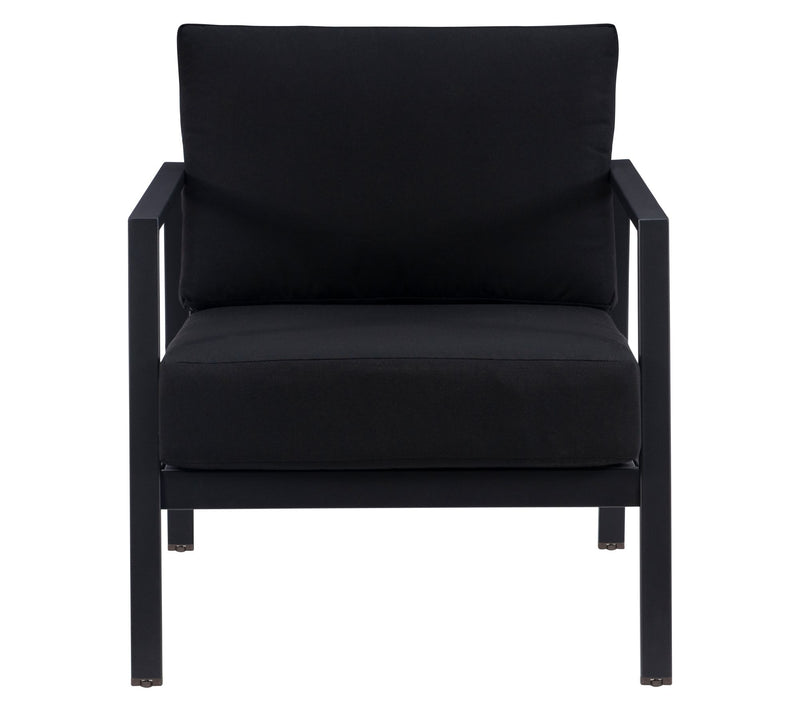 Linon Home Holland Aluminum Single Chair — View 3