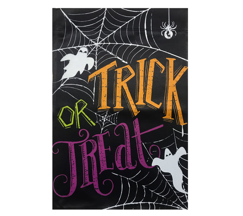 Northlight Spider Webs & Ghosts Yard Garden Flag 28" x 40" — Main view
