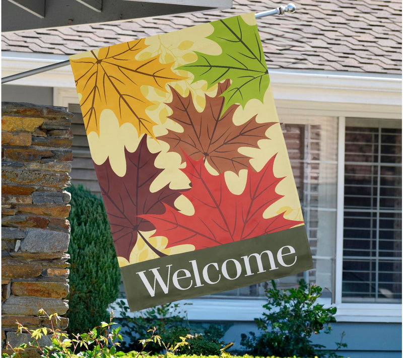 Northlight Pumpkins & Sunflowers Harvest House Flag 28" x 40" — View 3
