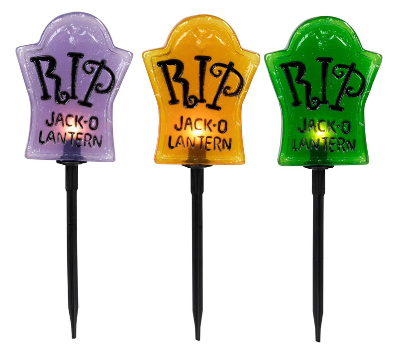 Northlight 3pc Tombstone Halloween Pathway Markrs 3.5ft — View 5