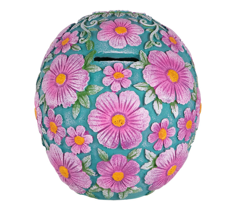 Northlight Day of the Dead Skull Coin Bank 7.75" — View 3