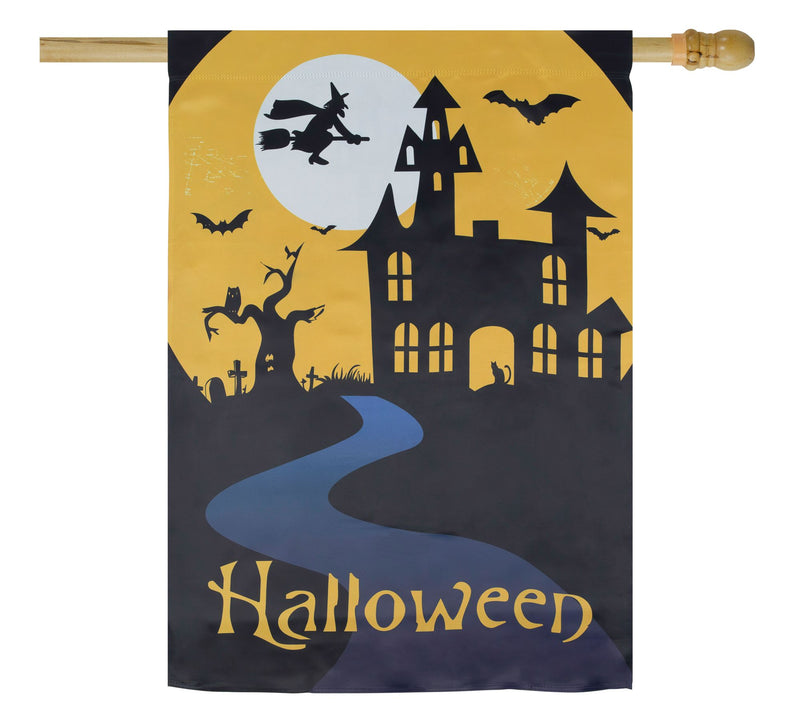Northlight Spooky House Halloween Yard House Flag 28" x 40" — View 3