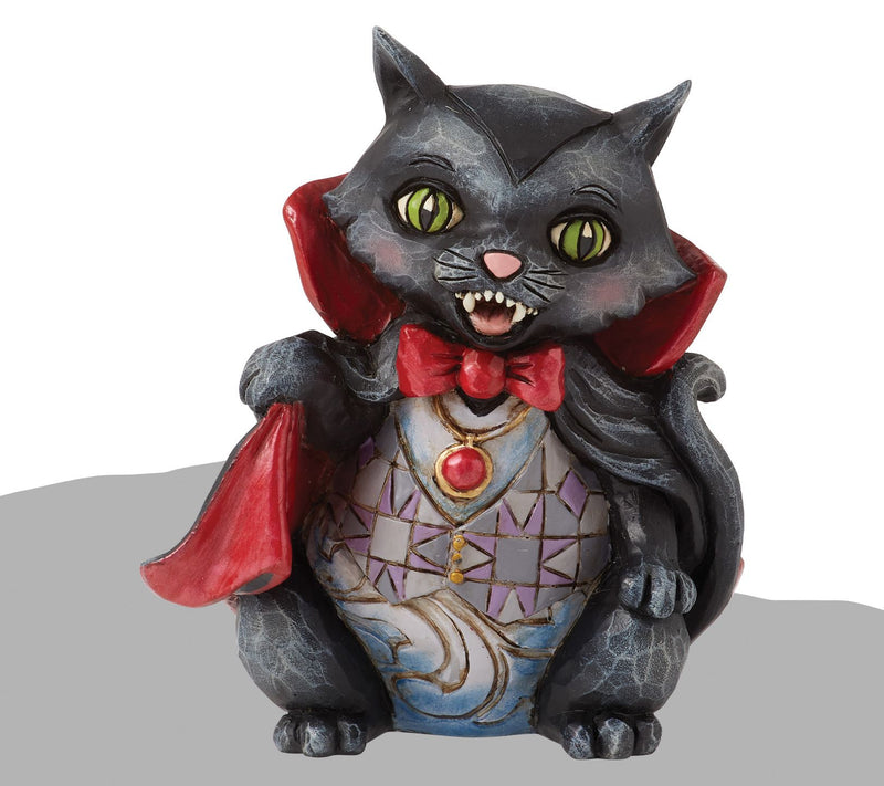 Jim Shore Heartwood Creek Vampire Cat Mini Figurine 3.5in H — View 5