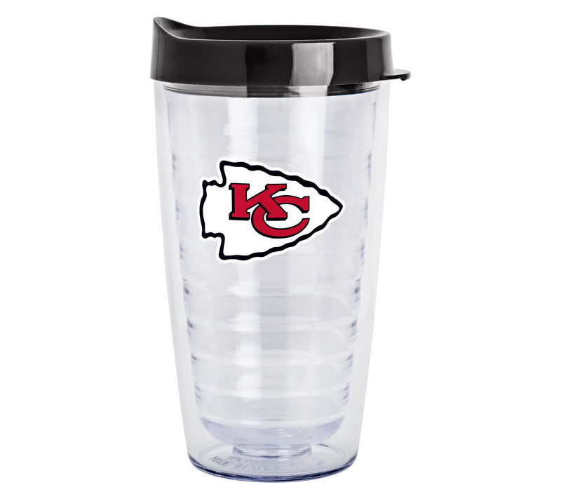 Logo Brands NFL 16oz Flipside Double Wall ClearTumbler — Main view