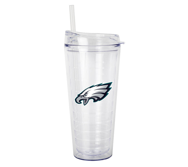 Logo Brands NFL 22oz Flipside Double Wall ClearTumbler — Main view