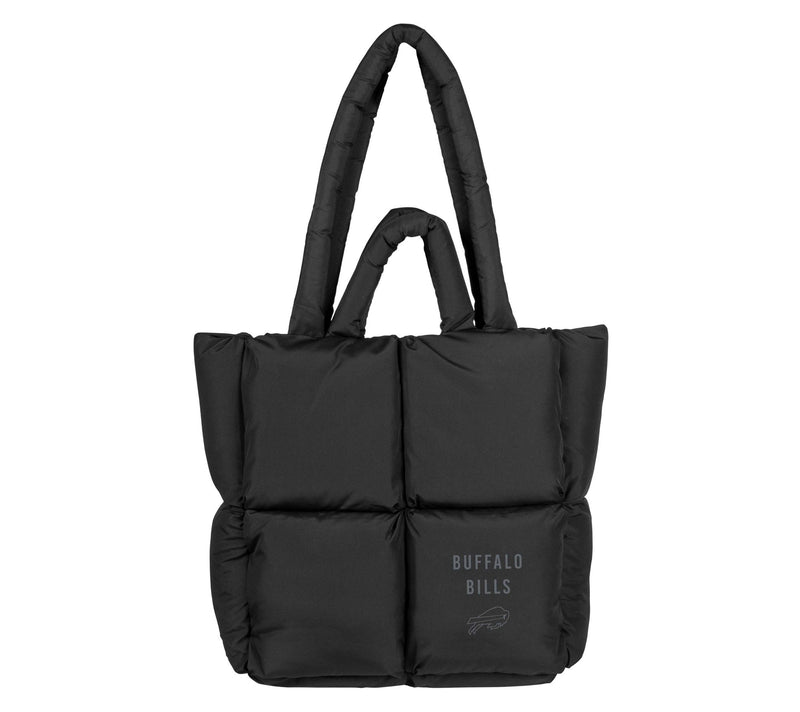 Logo Brands NFL Black Puff Tote Bag — Main view