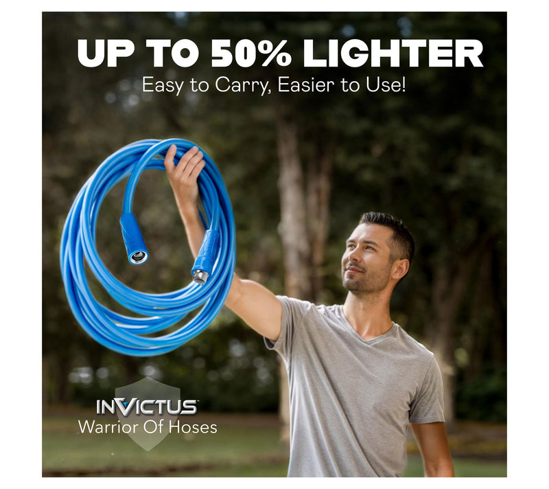 Invictus Heavy Duty 50' Lightweight Garden Hosewith Nozzle — View 3