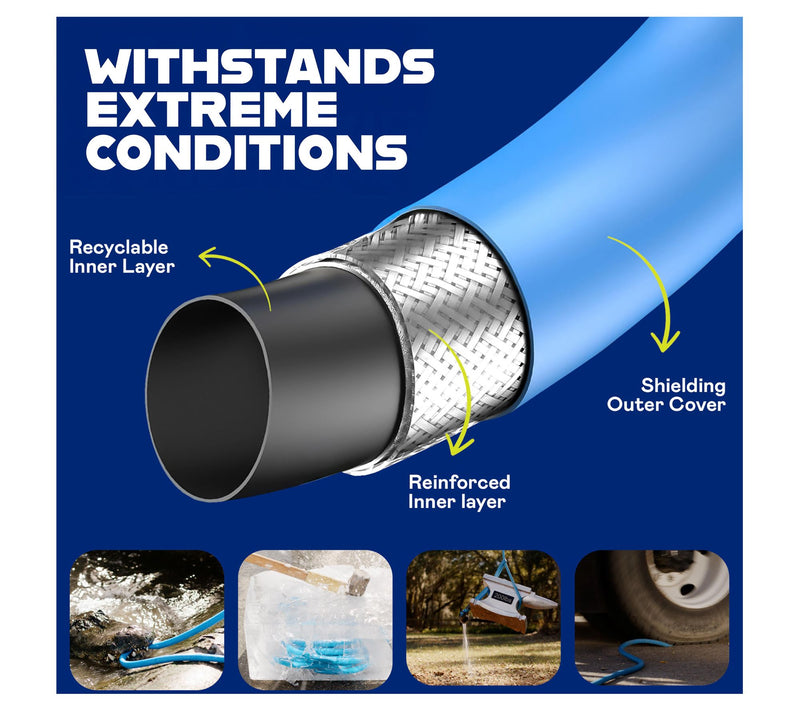Invictus Heavy Duty 50' Lightweight Garden Hosewith Nozzle — View 7