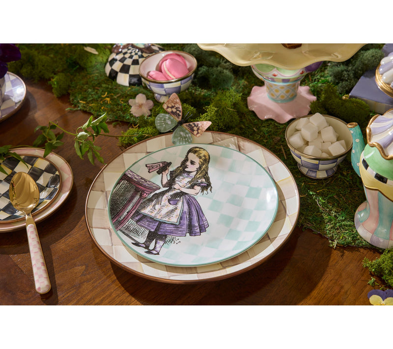 MacKenzie- Childs Alice in Wonderland Set of 4 Plates — View 3