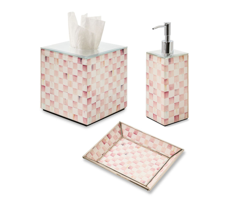 MacKenzie- Childs Set of 3 Glass Powder Room Essentials — View 11