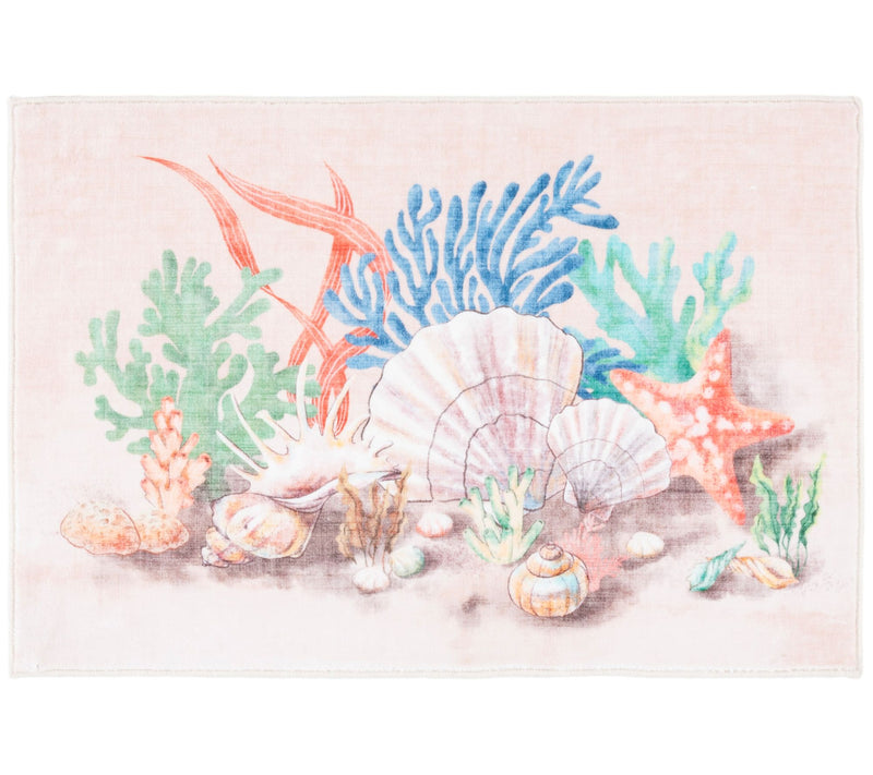 Safavieh Coral Shore Washable 2'-3" x 4' Kitchen Mat — Main view