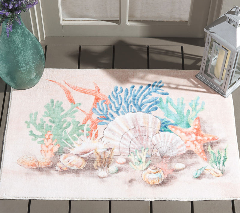 Safavieh Coral Shore Washable 2'-3" x 4' Kitchen Mat — View 2