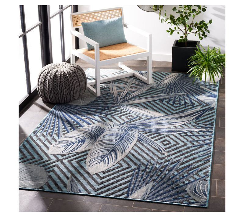 Safavieh Tropical Geometry 8' x 10' Outdoor Rug — View 2