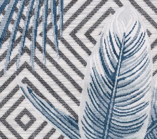 Safavieh Tropical Geometry 5'-1" x 7'-6" Outdoor Rug — View 6