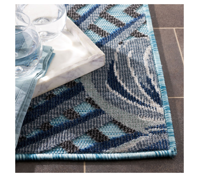 Safavieh Tropical Geometry 9' x 12' Outdoor Rug — View 4