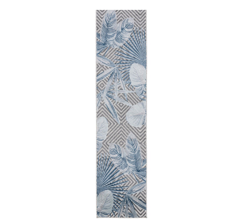 Safavieh Tropical Geometry 2' x 10' Outdoor Rug — View 8