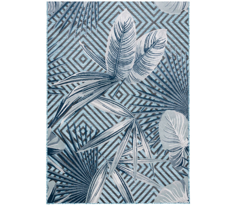 Safavieh Tropical Geometry 4' x 6' Outdoor Rug — Main view