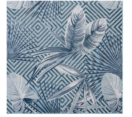 Safavieh Tropical Geometry 6'-5" x 6'-5" SquareOutdoor Rug