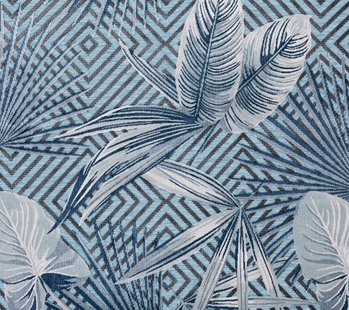 Safavieh Tropical Geometry 6'-5" x 6'-5" SquareOutdoor Rug — View 7