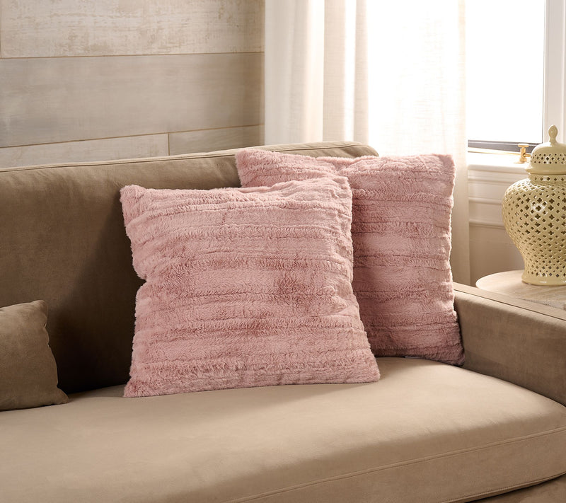 Hotel du Cobb Set of (2) 20" Faux Fur Pillows by Dennis Basso — View 3