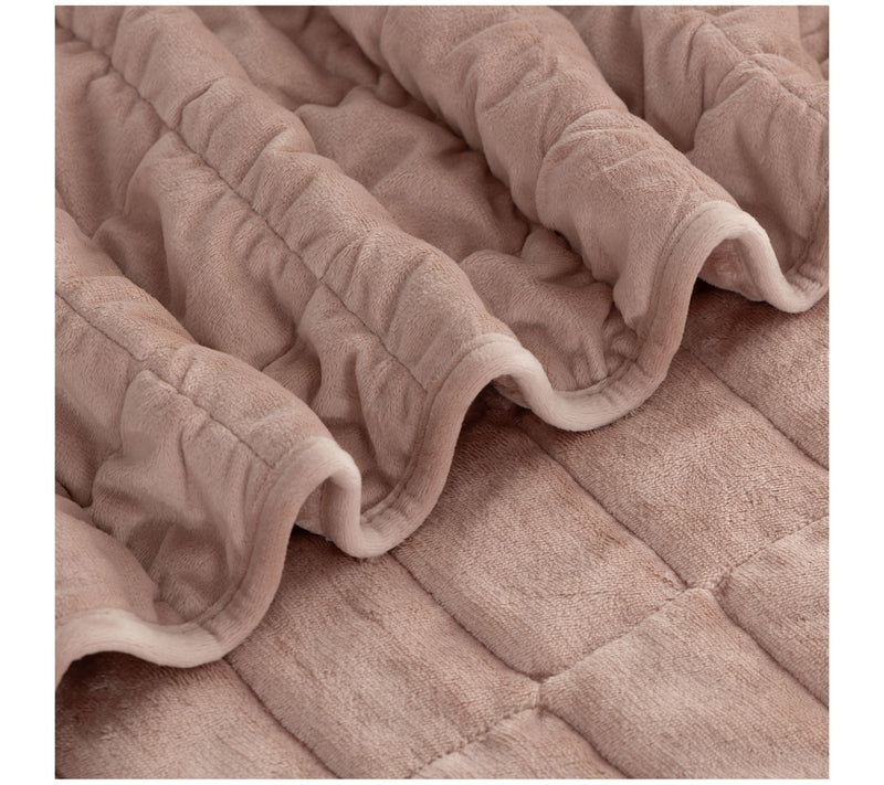 Berkshire Filled and Quilted Suedemink Oversized Throw — View 20