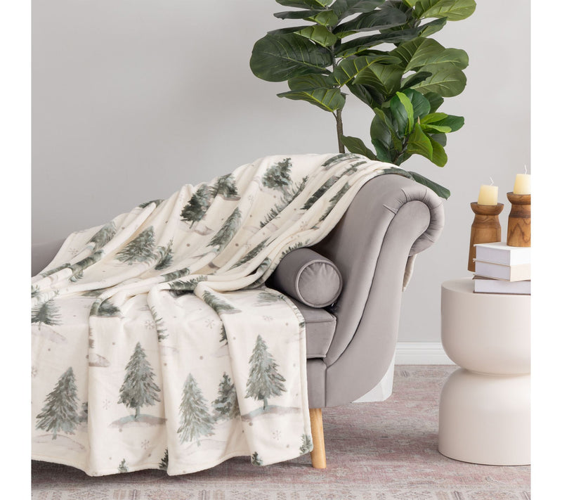 Berkshire Oversized Holiday Throw with Plush Gift Bag — View 11
