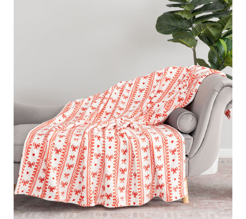 Berkshire Oversized Holiday Throw with Plush Gift Bag — View 17