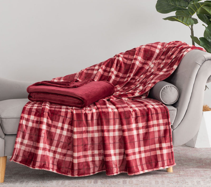 Berkshire Set of (2) 60x70 Velvetsoft Throws — View 3