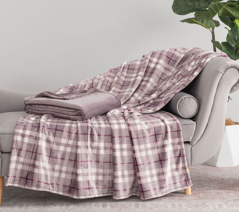 Berkshire Set of (2) 60x70 Velvetsoft Throws — View 9
