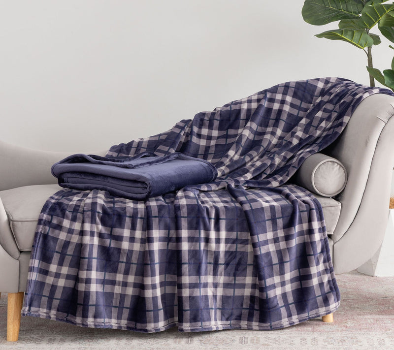 Berkshire Set of (2) 60x70 Velvetsoft Throws — View 5