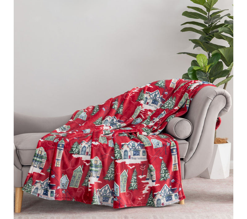 Berkshire 60x70 Printed Velvetsoft Lodge Throw — Main view