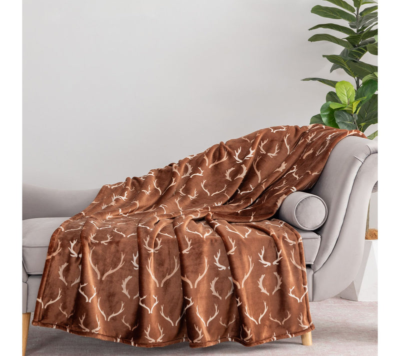 Berkshire 60x70 Printed Velvetsoft Lodge Throw — View 9