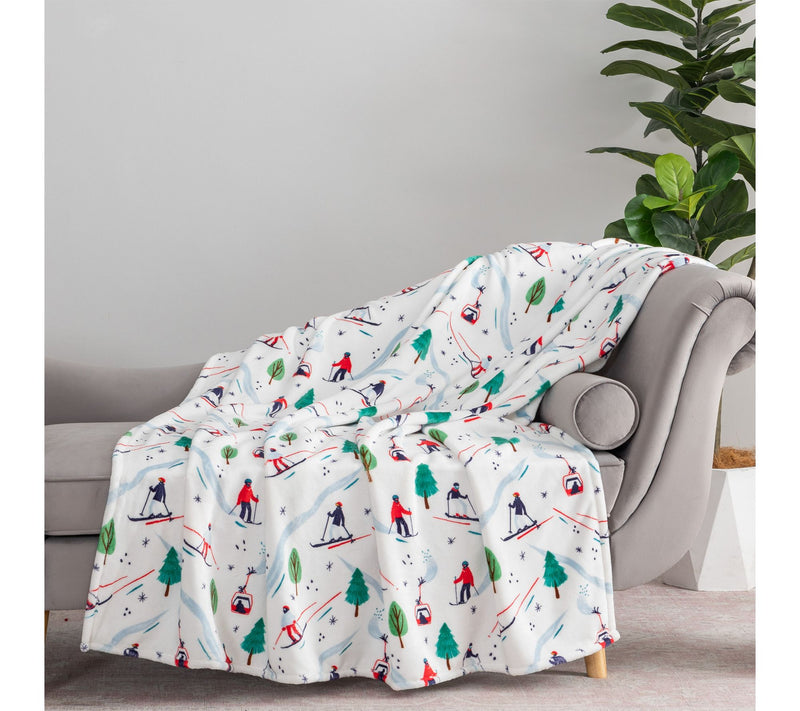 Berkshire 60x70 Printed Velvetsoft Lodge Throw — View 13