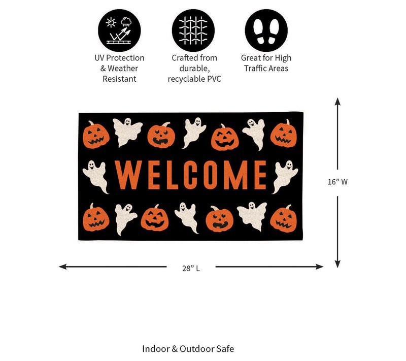 Evergreen Halloween Themed PVC Dirt Trapper Doormat — View 5