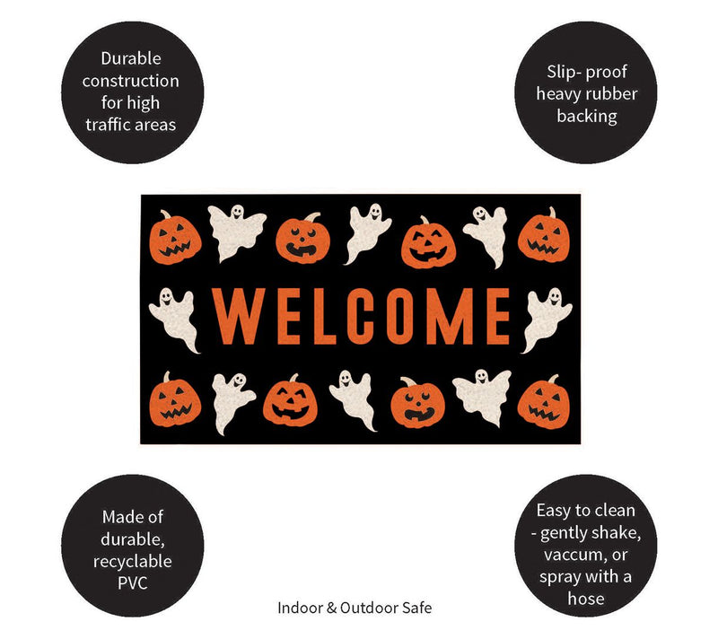 Evergreen Halloween Themed PVC Dirt Trapper Doormat — View 6
