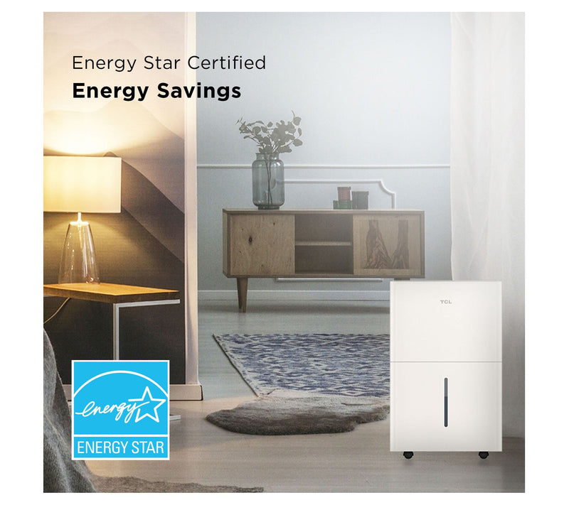 TCL 4,500 Sq. Ft. Smart 50 Pint Dehumidifier — View 3