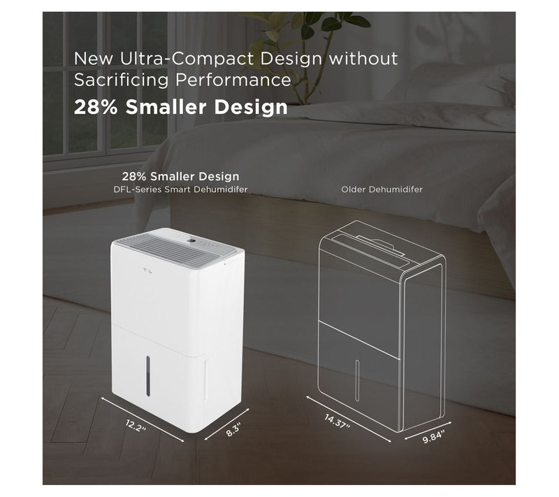 TCL 2000 Sq. Ft. 25-Pint Smart Dehumidifier — View 2