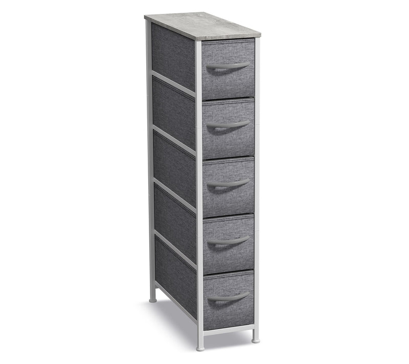 Sorbus 5-Drawers Narrow Dresser, Vertical Slim Storage Chest — View 10