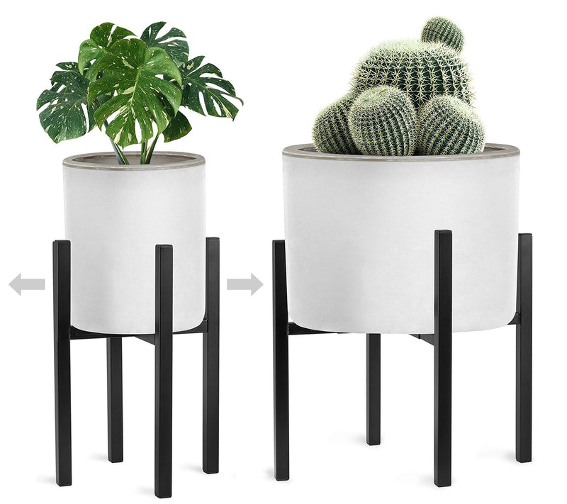 Sorbus Adjustable Metal Plant Stand, 10"-16" Flower Pot Holder — View 9