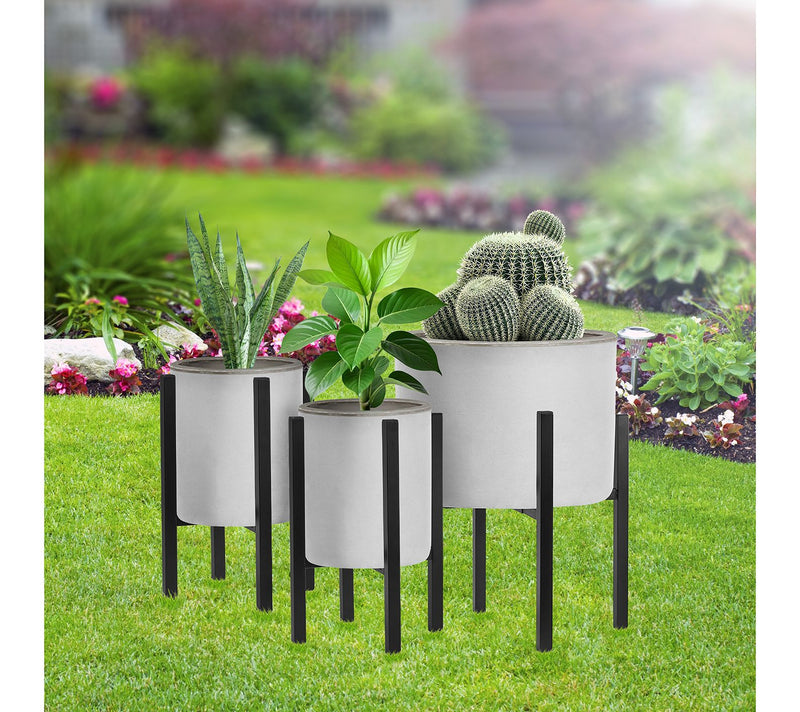 Sorbus Adjustable Metal Plant Stand, 10"-16" Flower Pot Holder — View 6