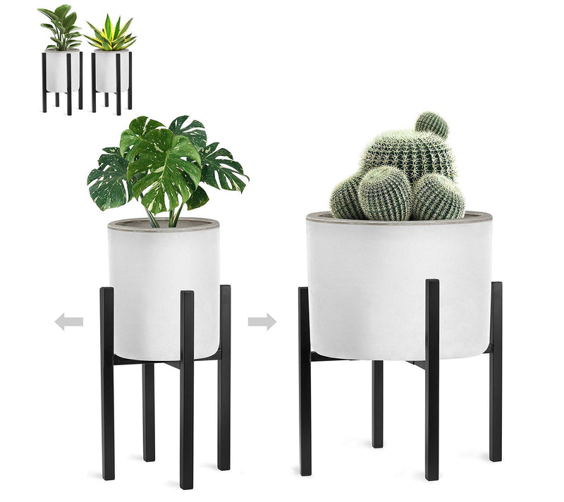Sorbus Adjustable Metal Plant Stand, Flower PotHolder 2-Pack — Main view
