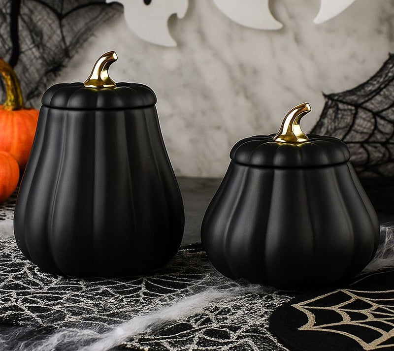 10 Strawberry Street Set of 2 Black Graduated Gourd Canisters — View 4