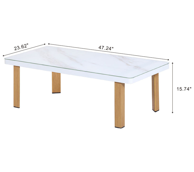 Manhattan Comfort 4-Piece Vine Patio Conversation Set — View 8
